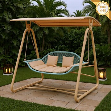 【網紅雙人】吊籃吊椅 鞦韆 搖椅 吊床 陽臺吊籃 庭院吊椅 室內搖椅 戶外鞦韆 加厚柳編 舒適躺椅 陽臺花園庭院休閒