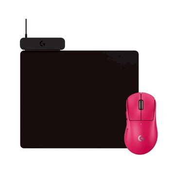 【推薦組合】POWERPLAY 2 無線充電鼠墊+SUPERLIGHT 2 DEX 無線輕量化遊戲滑鼠