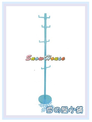 ╭☆雪之屋居家生活館☆╯R998-09衣架(135)藍色吊衣架/衣帽架/掛衣架/DIY自組