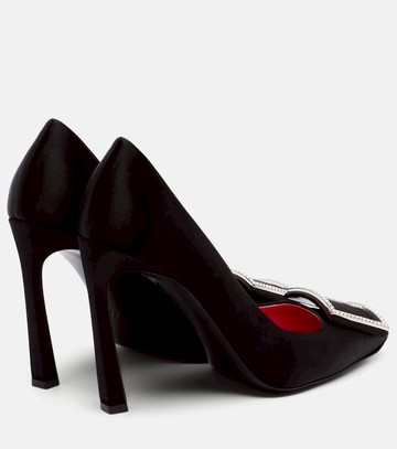 Roger Vivier Trumpette 100 satin pumps