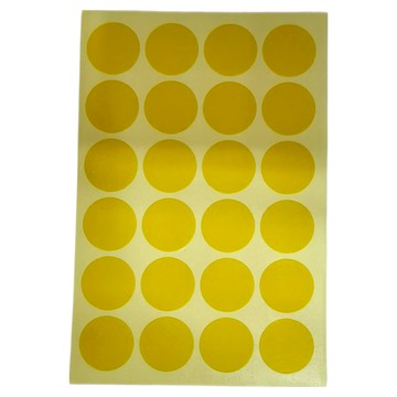 華麗牌 彩色標籤 WL-2032Y 20mm  5760張  1盒  黃色