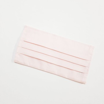 【素色-粉】 棉質口罩套 成人尺寸 透氣薄棉布 20天出貨 可寄國外