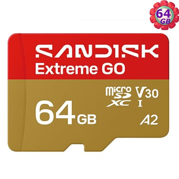 SanDisk 6G 64GB microSD extreme GO 170MB/s 4K V30 SDSQXGN-064G 記憶卡
