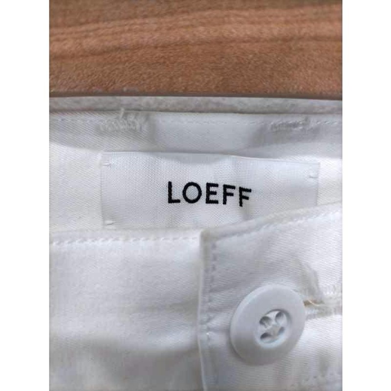 LOEFF ロエフ チノパン 0(XS位) 白なし伸縮性