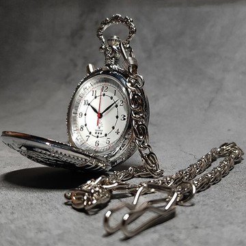 懷表男款復古石英懷表阿拉伯大字白表盤LED夜光藍光非機械情侶表