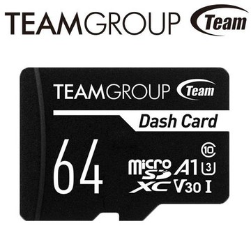 Team 十銓 64GB Dash microSDXC U3 A1 V30 記憶卡