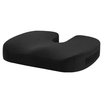 SUnORO 透氣減壓記憶棉坐墊 可水洗透氣外套  黑色  45 x 36 x 5cm