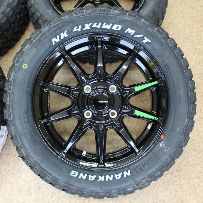 ナンカンFT-9☆165/65R14セット☆アゲバンアゲトラ軽バン軽トラ ...