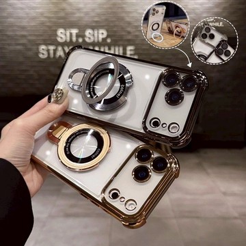 冰晶盾四角防摔殼 無線充 適用 蘋果 iPhone 17 16E 15 11 13 14 Pro Max 手機殼 保護殼