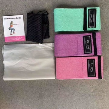 廠家瑜伽拉力帶 健身彈力帶 深蹲帶美臀帶翹臀圈 阻力帶室內訓練