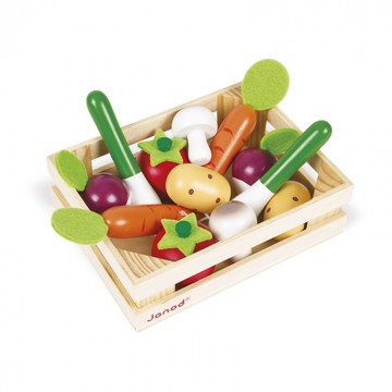 【全新盒損】法國 Janod 鮮蔬總匯 家家酒 扮家家 2歲玩具 官方旗艦