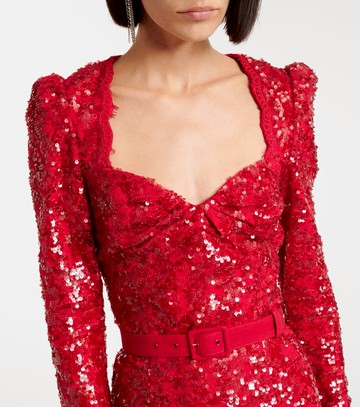 Rebecca Vallance x Nicky Hilton Leyla sequined midi dress