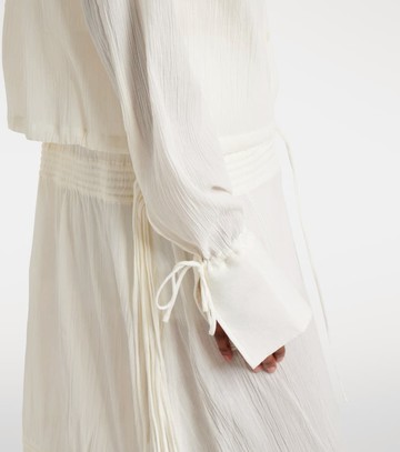 Toteme Cropped cotton shirt