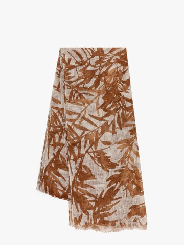 Linen blend scarf with sparkiling effect - BRUNELLO CUCINELLI - gender_Woman