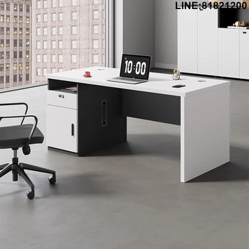 職員桌 辦公桌 員工位 財務桌 免運 開發票 職員桌辦公桌經濟型單人員工位工作桌學校辦公室臺式電腦桌椅組合 支持訂製