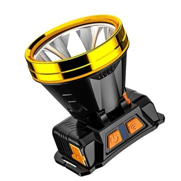 頭燈2025新款強光充電超亮續航超長戶外頭戴式手電筒釣魚礦燈