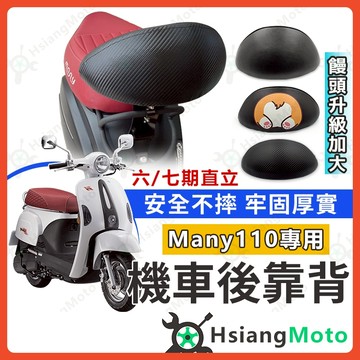 【翔好機車】 MANY 後靠背 NEW MANY 110 NEW MANY125 後靠背 七期 機車後靠背