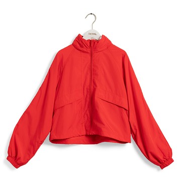 SOMETHING｜女裝｜可收帽輕薄風衣外套