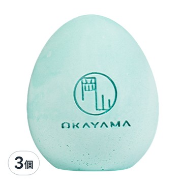 OKAYAMA 岡山 硅藻土吸濕防潮除臭蛋 (綠色) 100g 居家除濕除臭好幫手  3個
