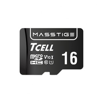 TCELL MASSTIGE C10 microSDHC UHS-I U1 80MB 16GB 記憶卡(10入組)