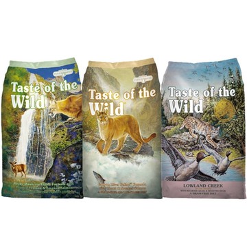 美國Taste of the Wild海陸饗宴 全齡貓適用零穀類 5LBS(2.27kg)(購買第二件贈送寵喵樂-貓草玩具x1包)