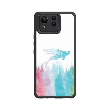 Zenfone 11 Ultra SolidSuit 黑 - 花生騷 WasangShow - 飛魚浪潮虹彩款