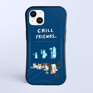 CHILL FRIENDS 居家遊戲玩家。/ 防撞握感 iPhone 保護殼