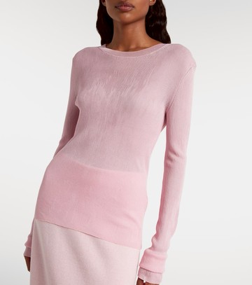 Khaite Mosi knitted silk top