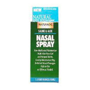 Saline & Aloe Nasal Spray 1.5 Oz by Naturade