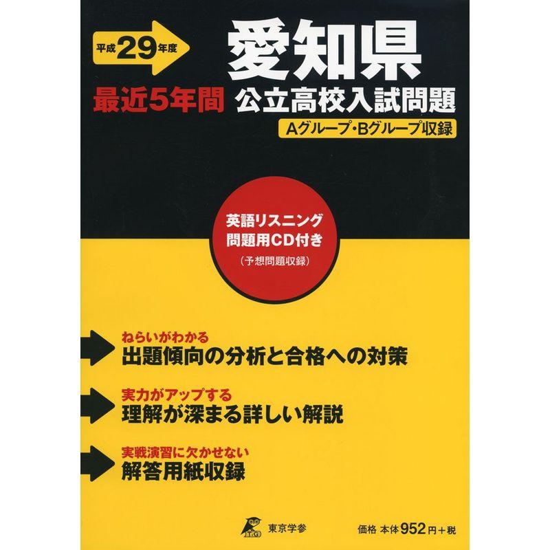 愛知県公立高校入試問題 29年度用