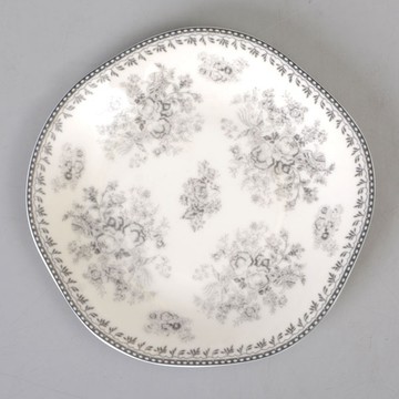 【Luzerne】陸升瓷器 Lancaster 16.5cm 圓形取盤-灰 /LC1401016