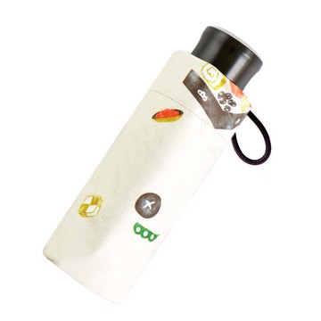 【RAINSTORY】黑膠降溫手開迷你口袋傘(幕之內弁当)