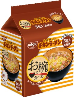 Chicken Ramen 3 meals 93g to eat in the Sino-Japanese bowl