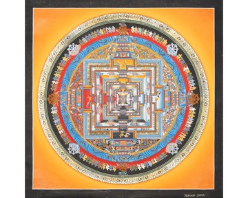 时轮曼荼罗唐卡——宇宙秩序与觉知的宇宙图示