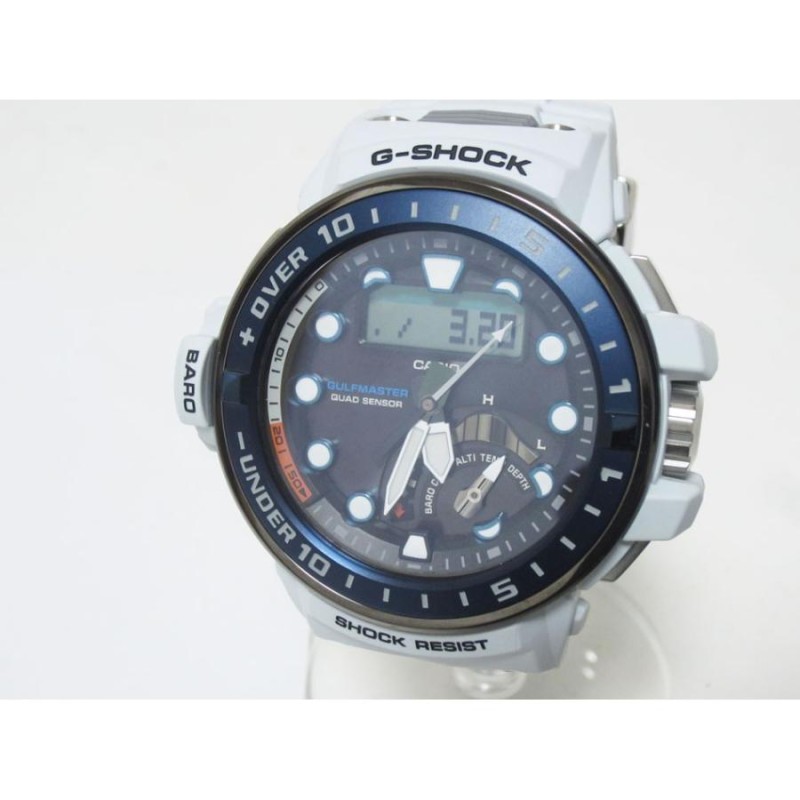 CASIO カシオ G-SHOCK Gショック GULFMASTER ガルフマスター 電波時計 メンズウォッチ GWN-Q1000-7ADR  海外モデル 超美品 | LINEショッピング