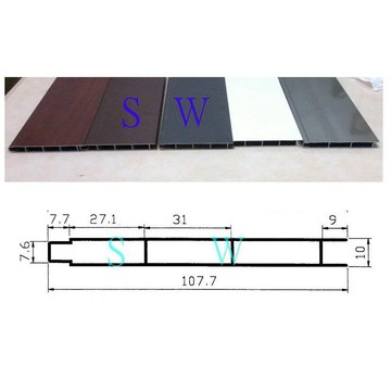 中空鋁板 4107A 鋁擠型 1cm雙面鋁板 平面雙面板 鋁門窗材料 鋁材 鋁門窗《昇瑋五金》