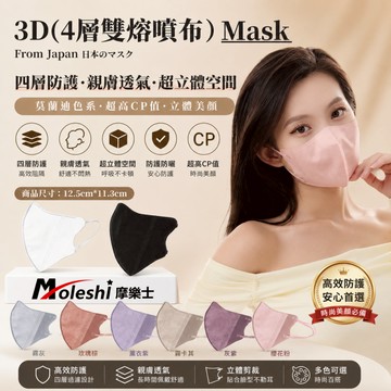 現貨下殺1元 買入100入送10入3D立體口罩 莫蘭迪 V臉 超顯瘦 美顔透氣 不脫妝 防護口罩 3D成人口罩 白色口罩