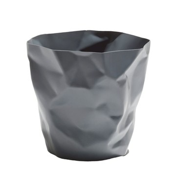 Bin Bin 皺皺垃圾桶（大、墨灰）