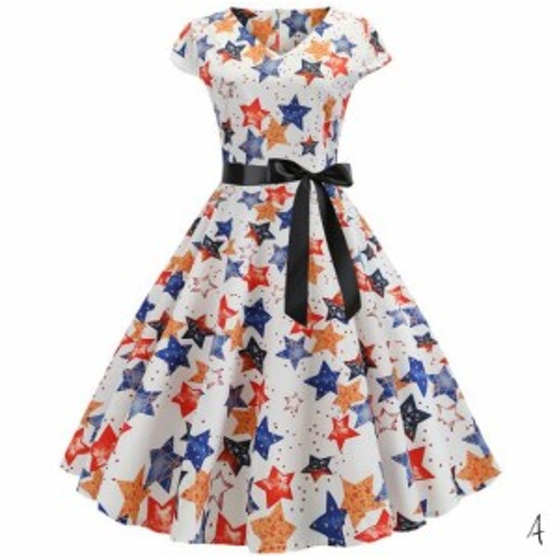 レディースワンピース フランス風ドレス 細身ドレス大きい裾 リボン付き ダンス衣装 合唱団体服 海旅行衣装 普段着 花柄 6色二 通販 Lineポイント最大1 0 Get Lineショッピング