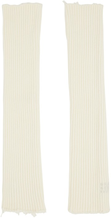 MM6 Maison Margiela 灰白色罗纹袖套