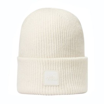The North Face 北臉 帽子 毛帽 運動帽 羊毛 URBAN PATCH BEANIE 白 NF0A7WJGQLI