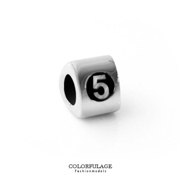 組合字母串珠手鍊 手作搭配組合數字5手環 柒彩年代【NT5】CHARMS