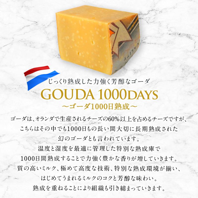 ゴーダ チーズ オランダ産 1000日熟成 約500g ［冷蔵］