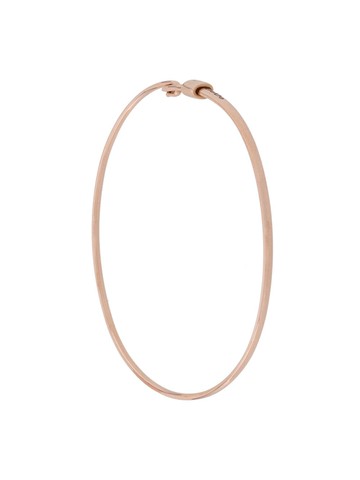 Dodo - 9kt rose gold logo stopper bangle - women - 9kt Rose Gold - S