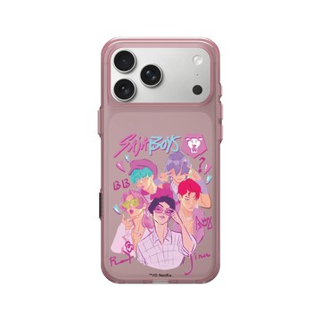 iPhone 17 Pro Max Clear (相機按鈕) 晶醺玫 - Kpop 獵魔女團 - Soda Pop