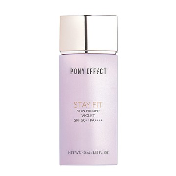 PONY EFFECT 水透嫩妝前防護乳SPF50+PA++++40ml(紫色)
