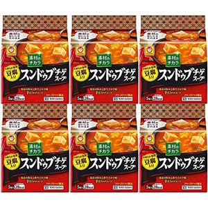 マルちゃん 素材のチカラ スンドゥブチゲスープ 5食入×6個