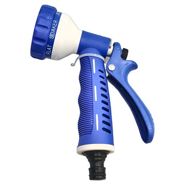 小美紀 七段式噴水槍 2入裝 按壓式 橡膠材質  1組