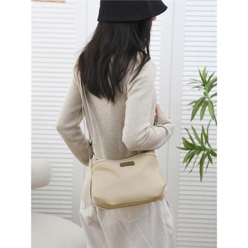 小包包女2025新款輕便簡約單肩斜挎包時尚休閑尼龍帆布媽媽包