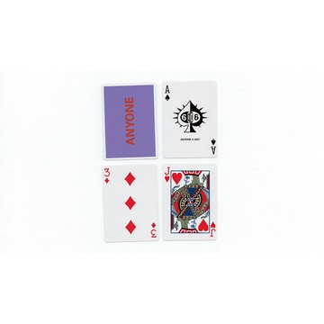 【USPCC 撲克】Purple/Red Cap Logo ANYONE 撲克 S103052804
